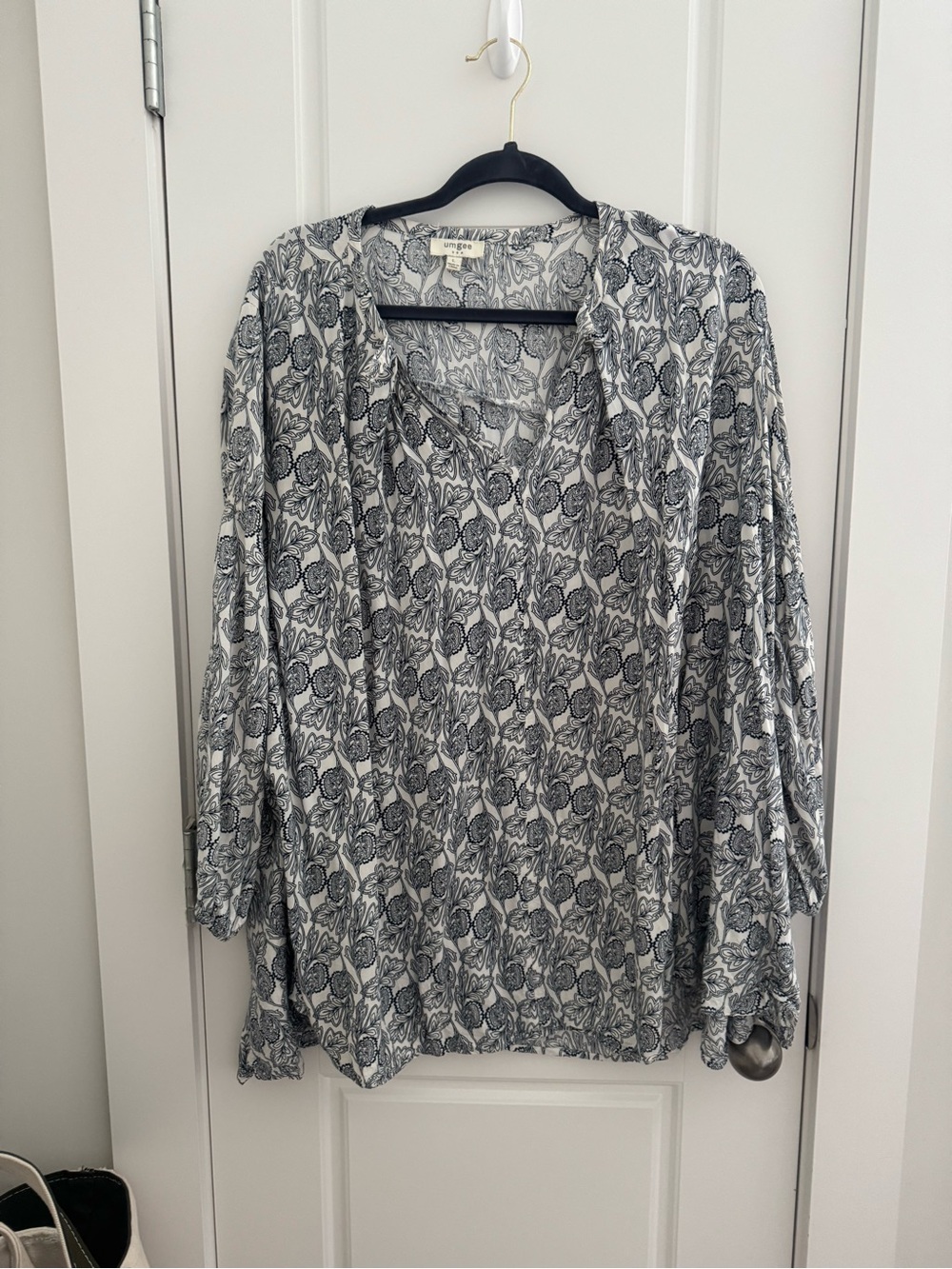 Long sleeve mini dress or tunic top